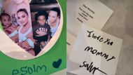 Kim Kardashian's custom Mother's Day gifts. (Image via Instagram/@kimkardashian)